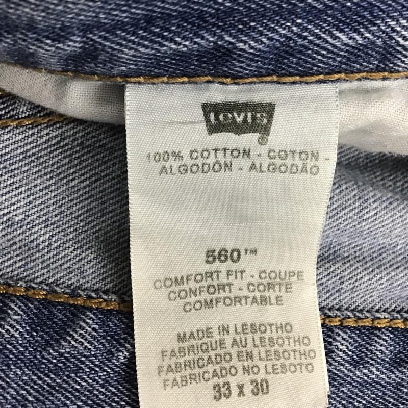 リーバイス Levi s パンツ デニム、ジーンズ w33l30 33インチ 無地 水色 / ライトブルー / メンズ USED 古着 中古 10106207