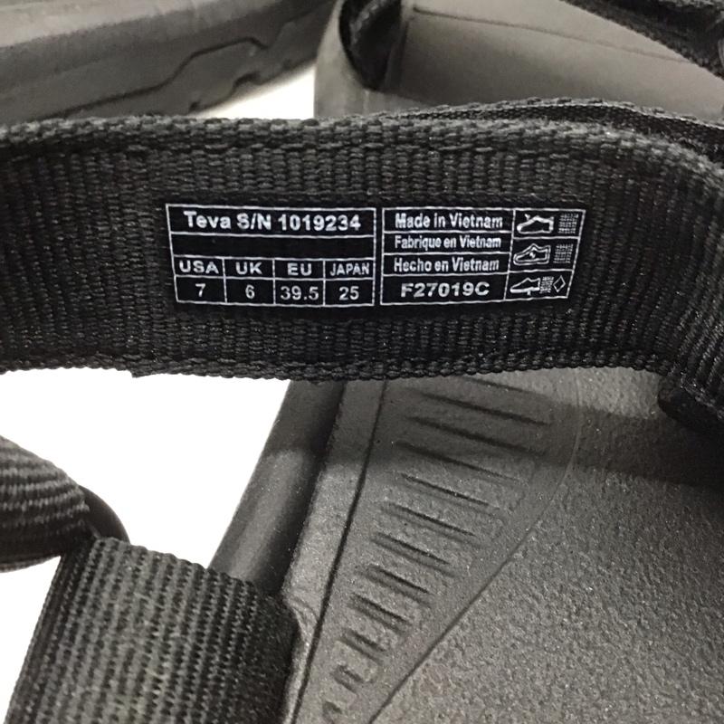 テバ Teva サンダル サンダル F27019C 1019234 HURRICANE XLT2 25cm 25.0cm ロゴ、文字 黒 / ブラック / レディース USED 古着 中古 10116456