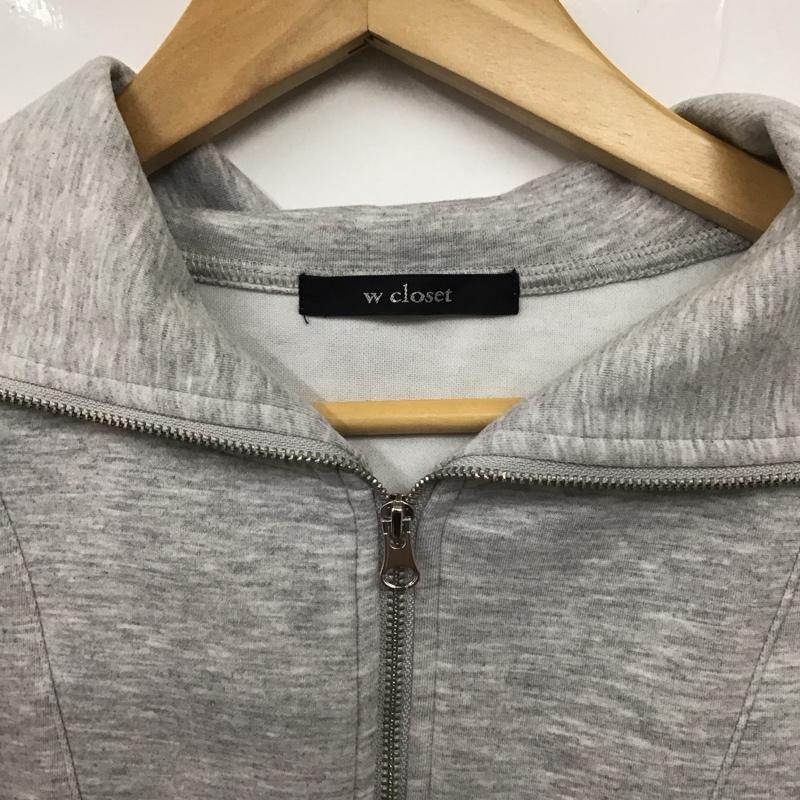 ダブルクローゼット w closet ベスト ベスト FREE 無地 灰 / グレー / レディース USED 古着 中古 10131037