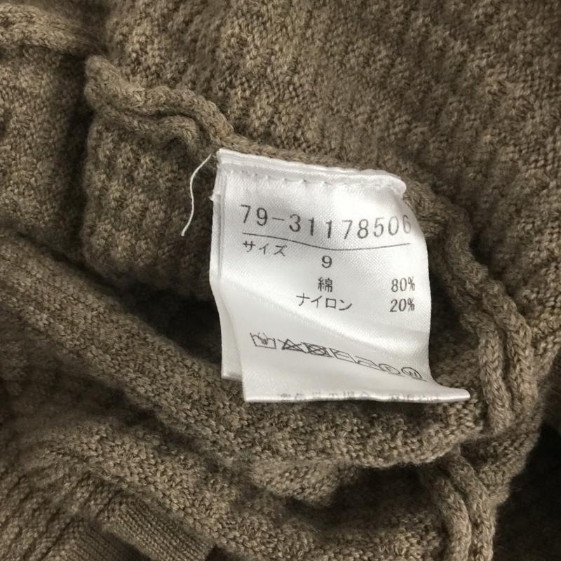 イヴォン YVON カーディガン 長袖 長袖カーディガン 前開き ノーカラーカーディガン 無地 ベージュ / ベージュ / レディース USED 古着 中古 10143598