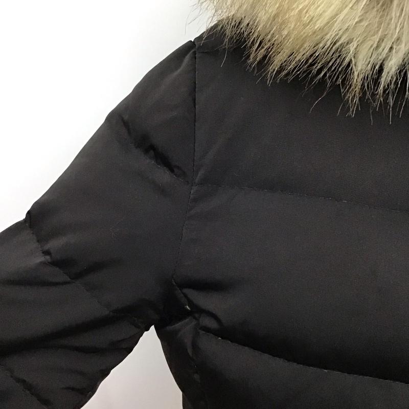 ザラ ZARA ジャケット、上着 ジャンパー、ブルゾン ジップアップジャケット ジャンパー ジャケット ダウンジャケット アウター S 無地 黒 / ブラック / レディース USED 古着 中古 10122799