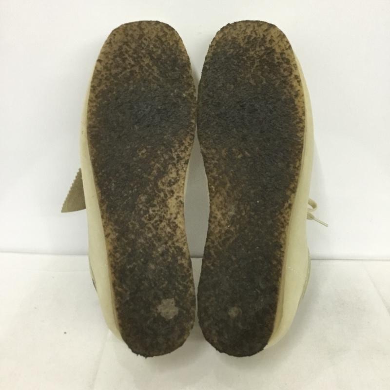 クラークス Clarks ブーツ ショートブーツ 261504907095 61214521 ワラビーブーツ カモフラ柄 UK9.5 US:10.5 無地 ベージュ / ベージュ / メンズ USED 古着 中古 10133286