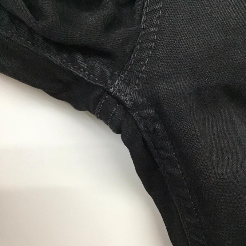 デンハム DENHAM パンツ デニム、ジーンズ デニムパンツ スリムパンツ カジュアルパンツ ストレッチパンツ 27インチ 無地 黒 / ブラック / メンズ USED 古着 中古 10128736