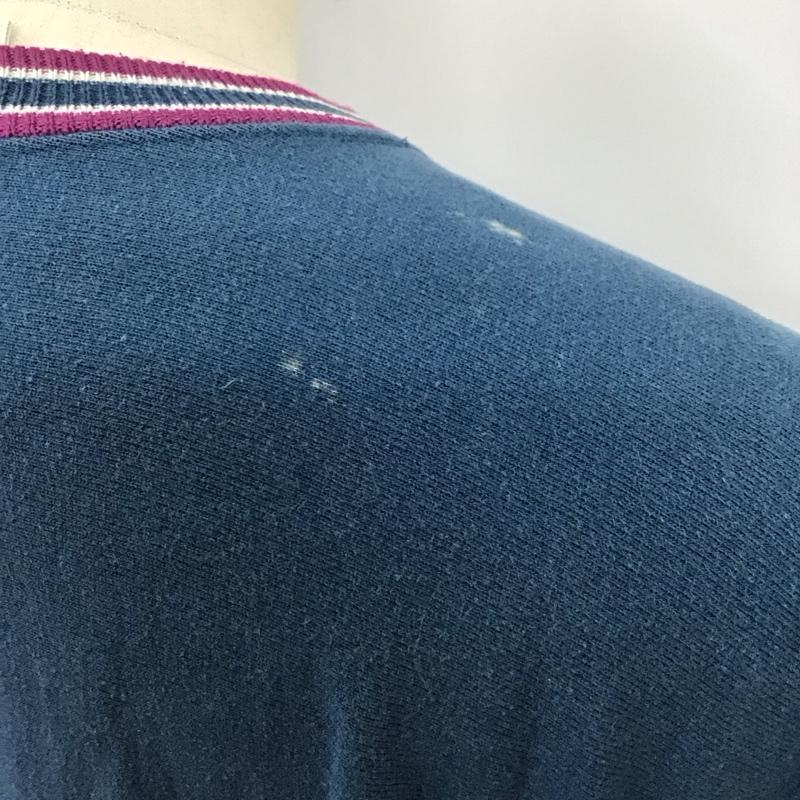 チャンピオン Champion トレーナー 長袖 REVERSE WEAVE スウェット 90年代 L ロゴ、文字 青 / ブルー / メンズ USED 古着 中古 10115701