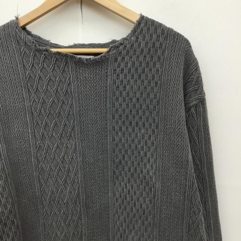 キャルオーライン CAL O LINE カットソー 長袖 M 無地 灰 / グレー / レディース USED 古着 中古 10136781
