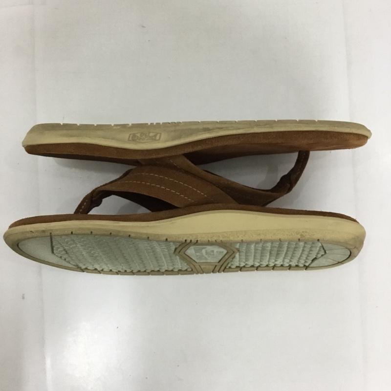 アイランドスリッパ ISLAND SLIPPER サンダル サンダル トングサンダル スエード ロゴ、文字 茶 / ブラウン / メンズ USED 古着 中古 10129095