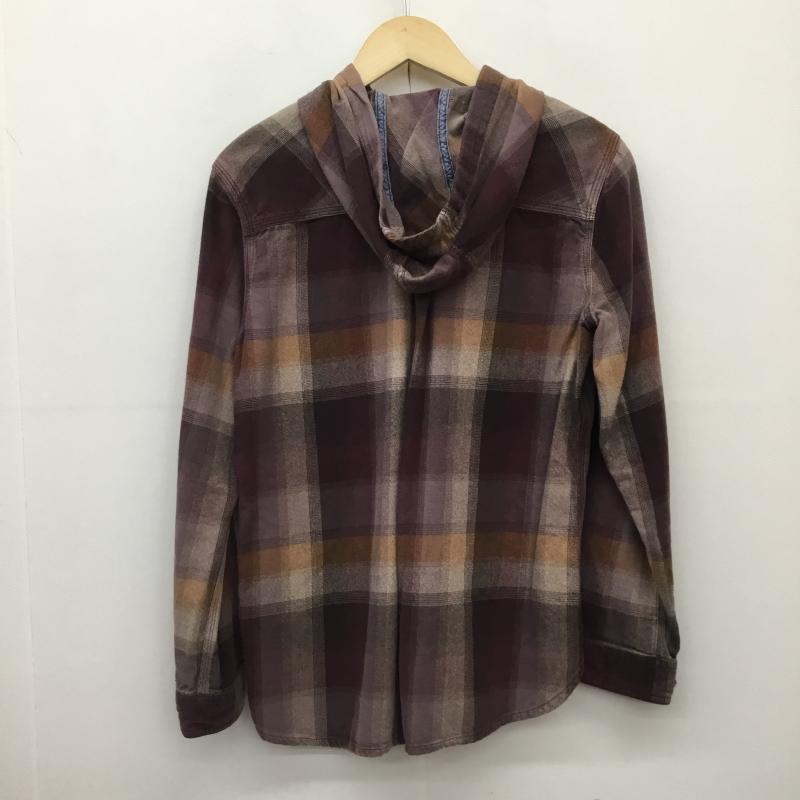 カーハート Carhartt パーカー 長袖 L チェック えんじ / ワインレッド / X ベージュ / ベージュ / X 橙 / オレンジ / メンズ USED 古着 中古 10136989