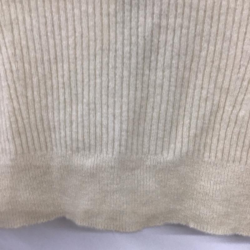 ラネウス LANEUS ニット、セーター 長袖 40 無地 ベージュ / ベージュ / レディース USED 古着 中古 10134214