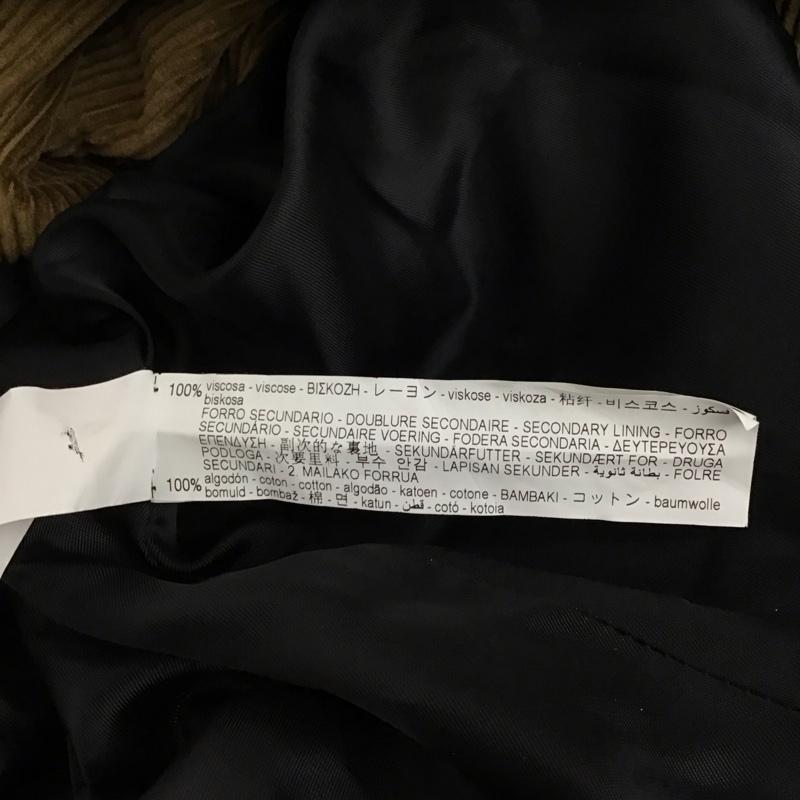 ザラウーマン ZARA WOMAN コート コート一般 コーデュロイ S 無地 茶 / ブラウン / レディース USED 古着 中古 10120266