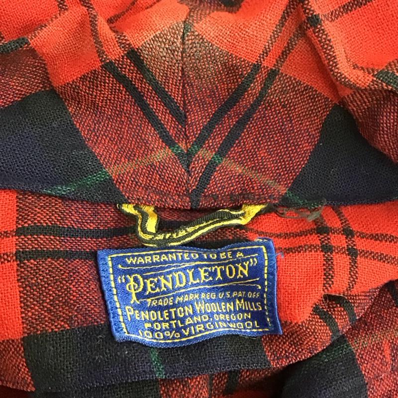 ペンドルトン PENDLETON ジャケット、上着 ジャケット、ブレザー ガウンコート チェック 赤 / レッド / X 黒 / ブラック / X 紺 / ネイビー / X 緑 / グリーン / メンズ USED 古着 中古 10112655