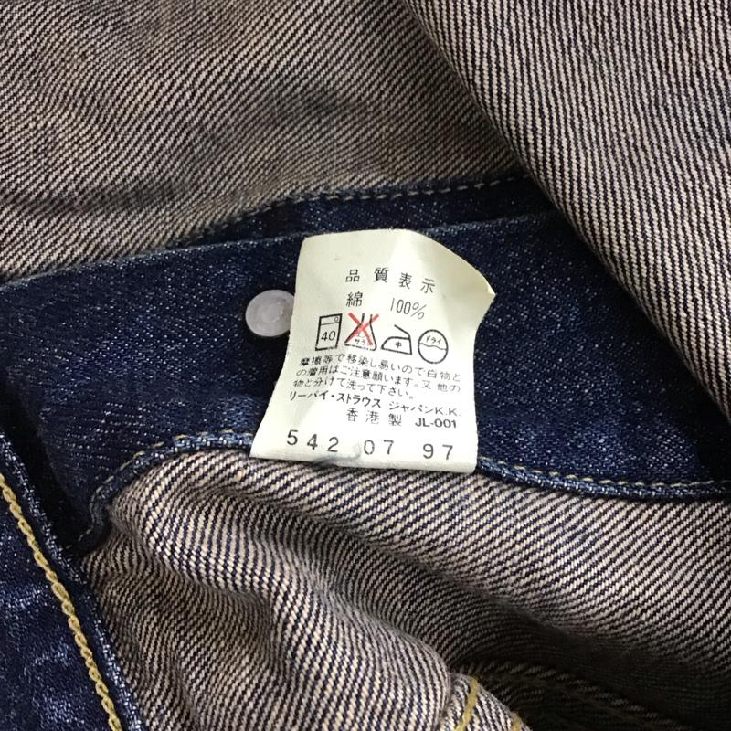 リーバイストラウスアンドコー Levi Strauss & co. ジャケット、上着 ジャケット、ブレザー デニムジャケット カラージャケット 長袖ジャケット ブルゾン 34 ロゴ、文字 インディゴ / インディゴ / メンズ USED 古着 中古 10118251