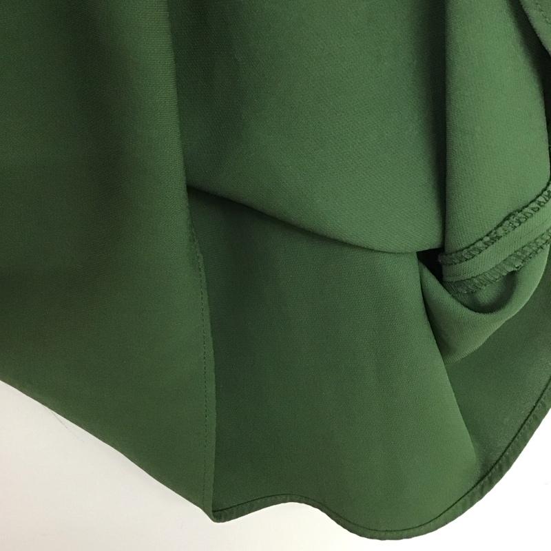 ザラベーシック ZARA BASIC ワンピース ミニスカート M 無地 緑 / グリーン /  レディース USED 古着 中古 10131909