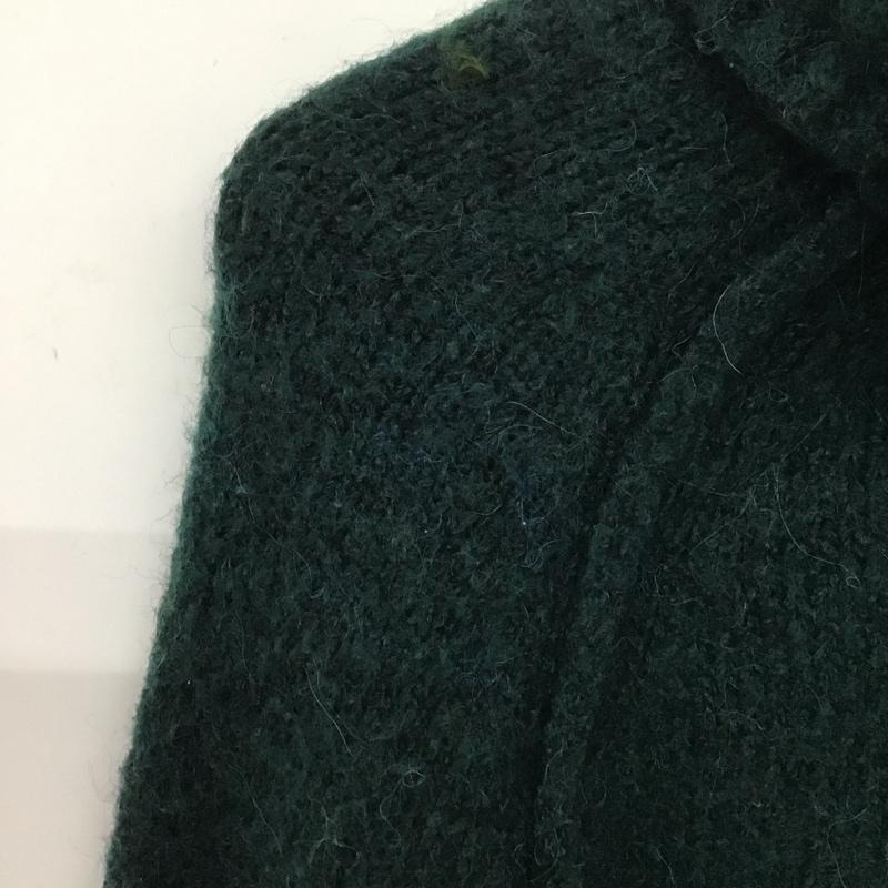 ザラ ZARA ニット、セーター 長袖 M 無地 緑 / グリーン / レディース USED 古着 中古 10133402