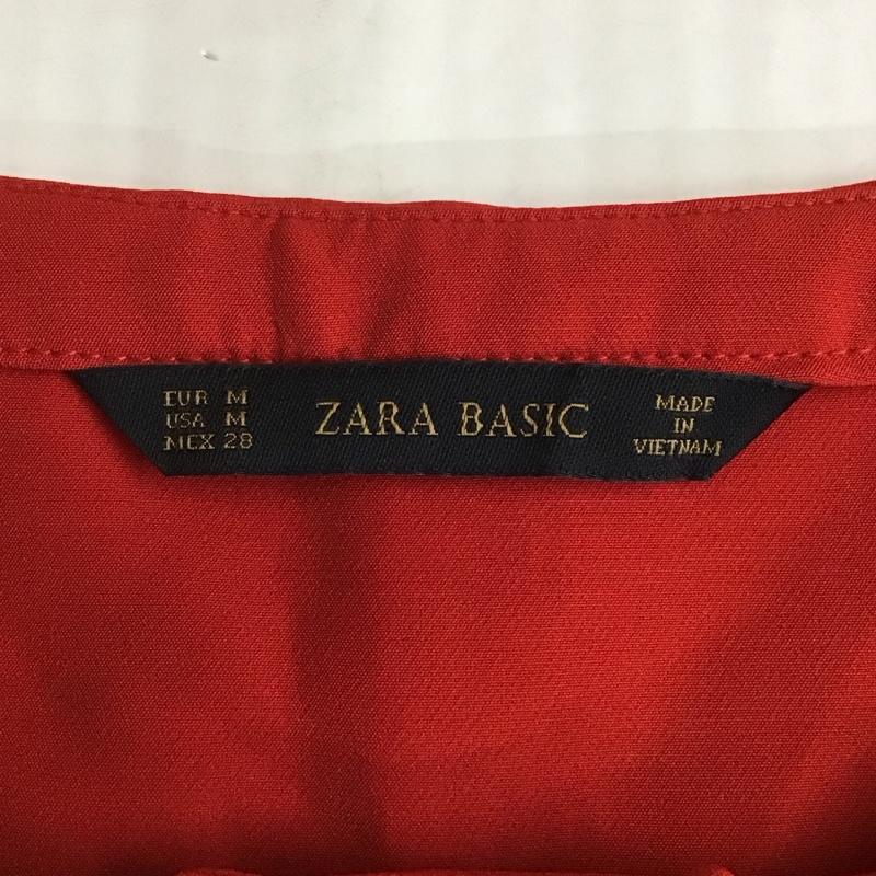 ザラ ZARA トップス トップス 2753 223 600 ノースリーブ M 無地 赤 / レッド / レディース USED 古着 中古 10114458