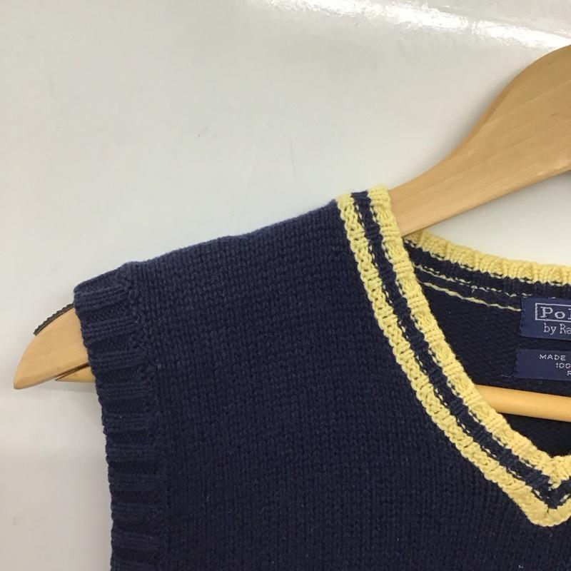 ポロバイラルフローレン Polo by RALPH LAUREN ベスト ベスト M 無地 紺 / ネイビー / レディース USED 古着 中古 10136926