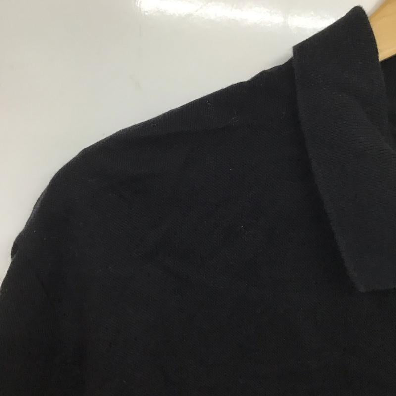 ワイスリー Y-3 ポロシャツ 半袖 半袖ポロシャツ カラーシャツ 半袖カットソー L ロゴ、文字 黒 / ブラック / メンズ USED 古着 中古 10137724