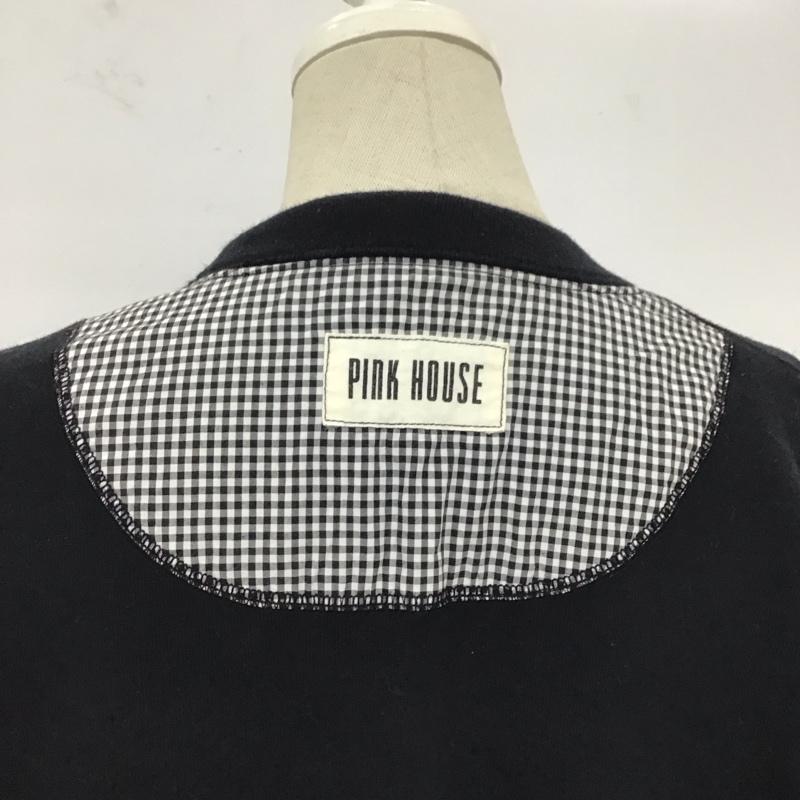 ピンクハウス PINK HOUSE トレーナー 長袖 長袖 L ロゴ、文字 黒 / ブラック / レディース USED 古着 中古 10125125