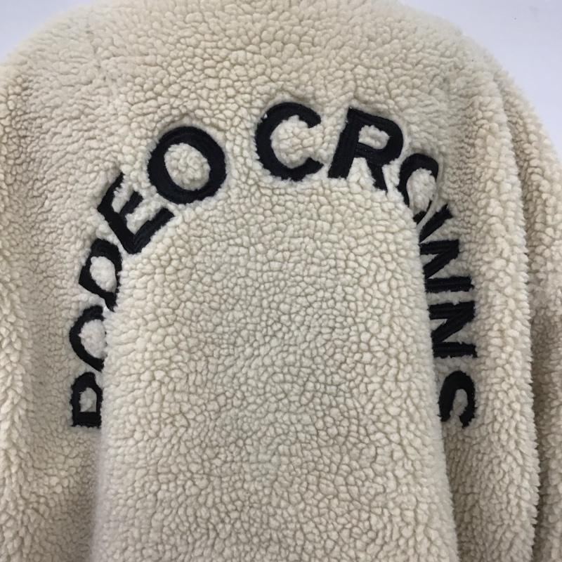 ロデオクラウンズ Rodeo Crowns ジャケット、上着 ジャケット、ブレザー 420DAA30-0860 2020年秋冬モデル フリースブルゾン アウター M ロゴ、文字 オフホワイト / オフホワイト / レディース USED 古着 中古 10120413