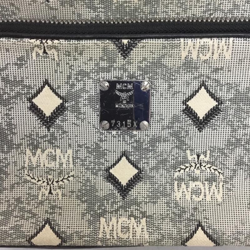 エムシーエム MCM ショルダーバッグ ショルダーバッグ MMRBATQ01EG001 総柄 灰 / グレー / レディース USED 古着 中古 10133201
