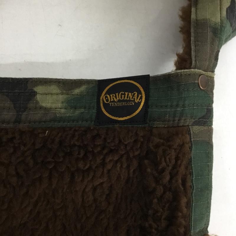 テンダーロイン TENDERLOIN ショルダーバッグ ショルダーバッグ PILE BAG ボア 迷彩 カモ柄 日本製 ロゴ、文字 マルチカラー / マルチカラー / メンズ USED 古着 中古 10129957