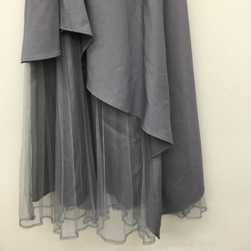 ダズリン dazzlin スカート ロングスカート M 無地 灰 / グレー / レディース USED 古着 中古 10134729