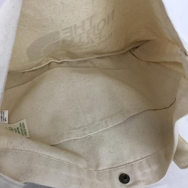 ザノースフェイス THE NORTH FACE ショルダーバッグ ショルダーバッグ オーガニックコットン ロゴ、文字 アイボリー / アイボリー / メンズ USED 古着 中古 10136349
