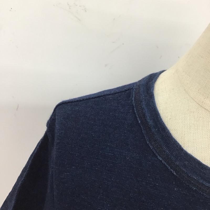 フォーティーファイブアールピーエム 45RPM Tシャツ 半袖 うさぎ クルーネック 1 ワンポイント インディゴ / インディゴ / レディース USED 古着 中古 10112627