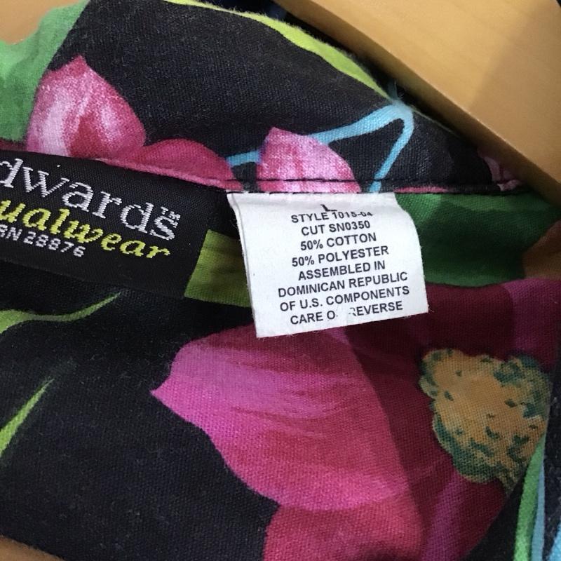 古着 USED シャツ、ブラウス 半袖 半袖シャツ プリントシャツ ポケットシャツ アロハシャツ L プリント 紺 / ネイビー / メンズ USED 古着 中古 10130679