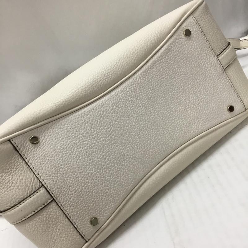 ケイトスペード Kate Spade ハンドバッグ ハンドバッグ ショルダーバッグ 2WAY ロゴ、文字 アイボリー / アイボリー / レディース USED 古着 中古 10119923