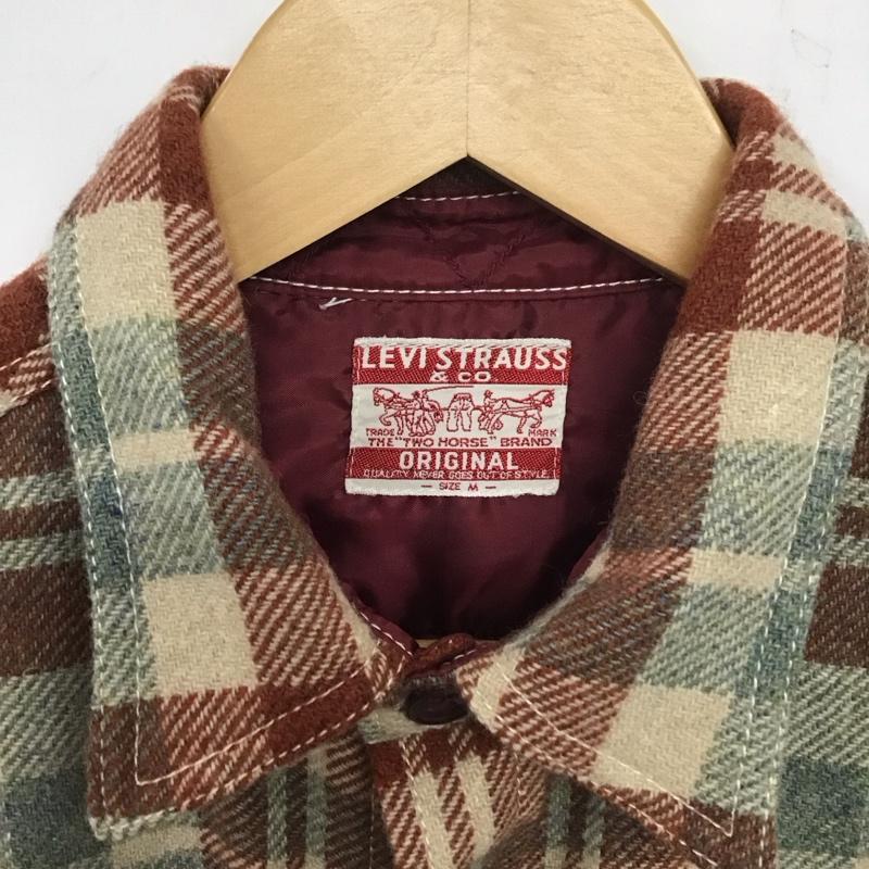 リーバイストラウスアンドコー Levi Strauss & co. シャツ、ブラウス 長袖 長袖シャツ チェックシャツ カラーシャツ M チェック マルチカラー / マルチカラー / メンズ USED 古着 中古 10139051