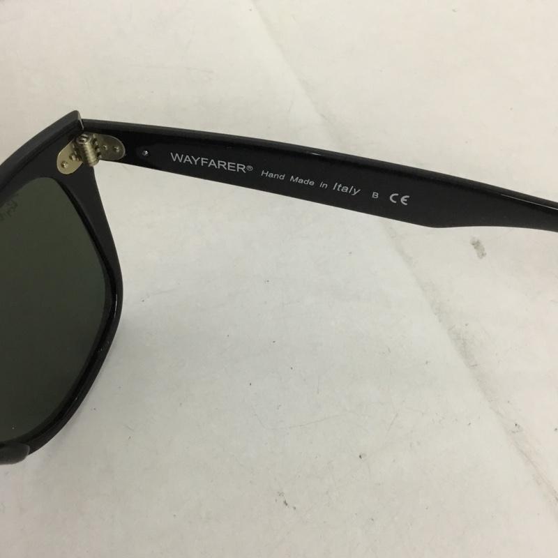 レイバン Ray-Ban めがね・サングラス サングラス RB2140-F WAYFARER カラーレンズ ロゴ、文字 黒 / ブラック / メンズ USED 古着 中古 10129403
