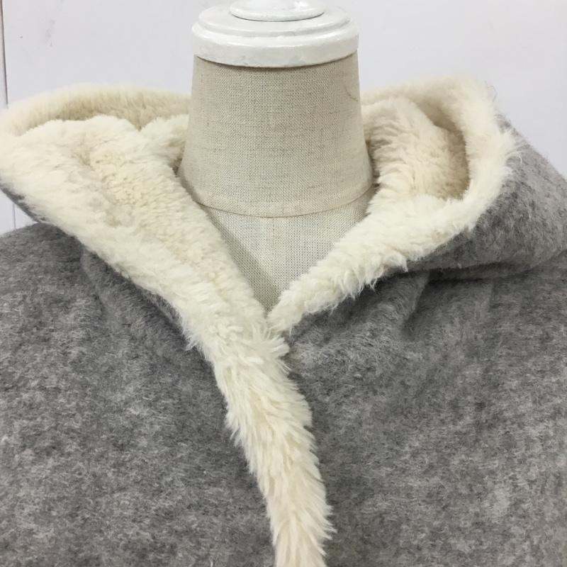 ザラティーアールエフ ZARA TRF ジャケット、上着 ジャケット、ブレザー カジュアルジャケット フード付きジャケット アウター XS 無地 灰 / グレー / レディース USED 古着 中古 10110087