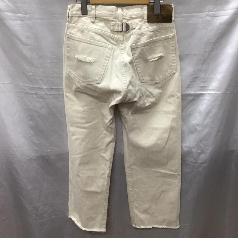 カルバン・クライン Calvin Klein パンツ デニム、ジーンズ 30 無地 アイボリー / アイボリー /  メンズ USED 古着 中古 10122594