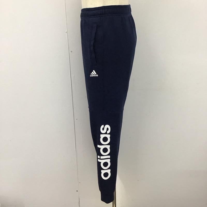 アディダス adidas ボトムス ボトムス CF1344 テーパードパンツ スウェットパンツ M ロゴ、文字 紺 / ネイビー / メンズ USED 古着 中古 10123289