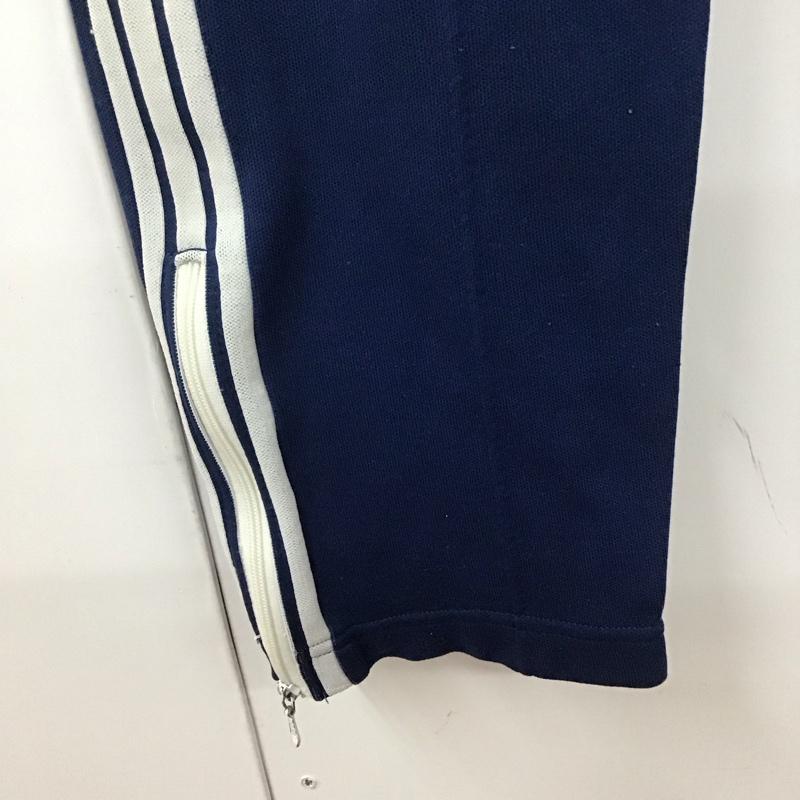 アディダス adidas ボトムス ボトムス ジャージ ワイドパンツ カジュアルパンツ スポーツウェア 古着 70S デサント 西ドイツ製 3 ロゴ、文字 紺 / ネイビー / メンズ USED 古着 中古 10109938