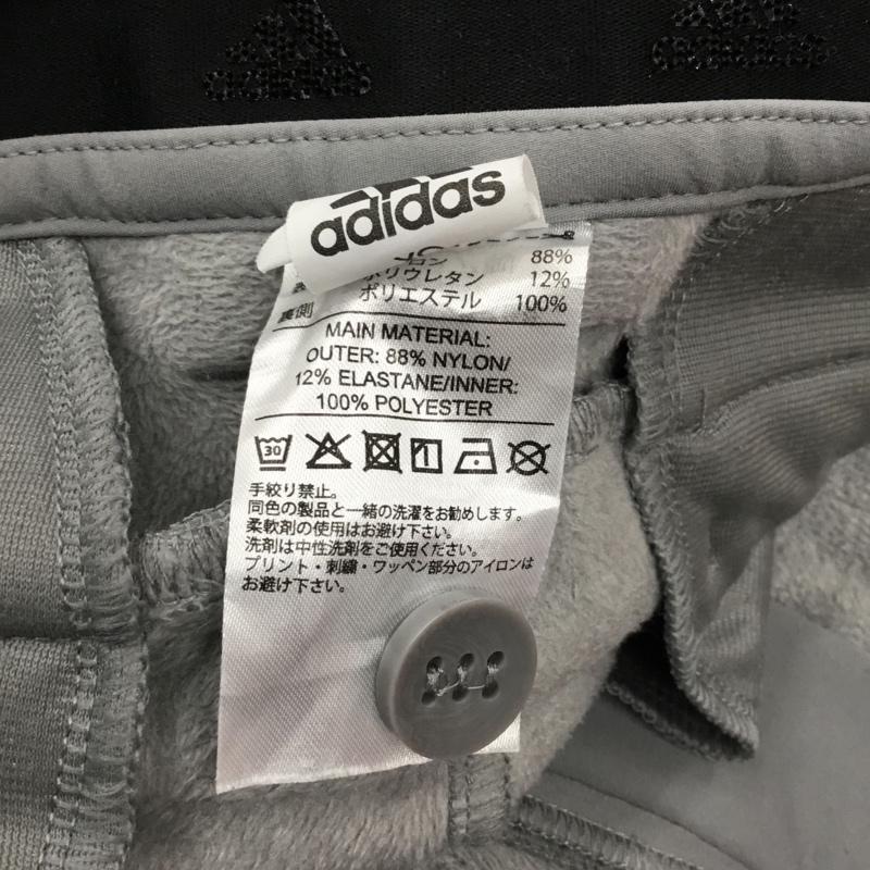 アディダス adidas パンツ ワークパンツ、ペインターパンツ カジュアルパンツ ワークパンツ ワイドパンツ スポーツウェア ロゴ、文字 灰 / グレー / メンズ USED 古着 中古 10114812