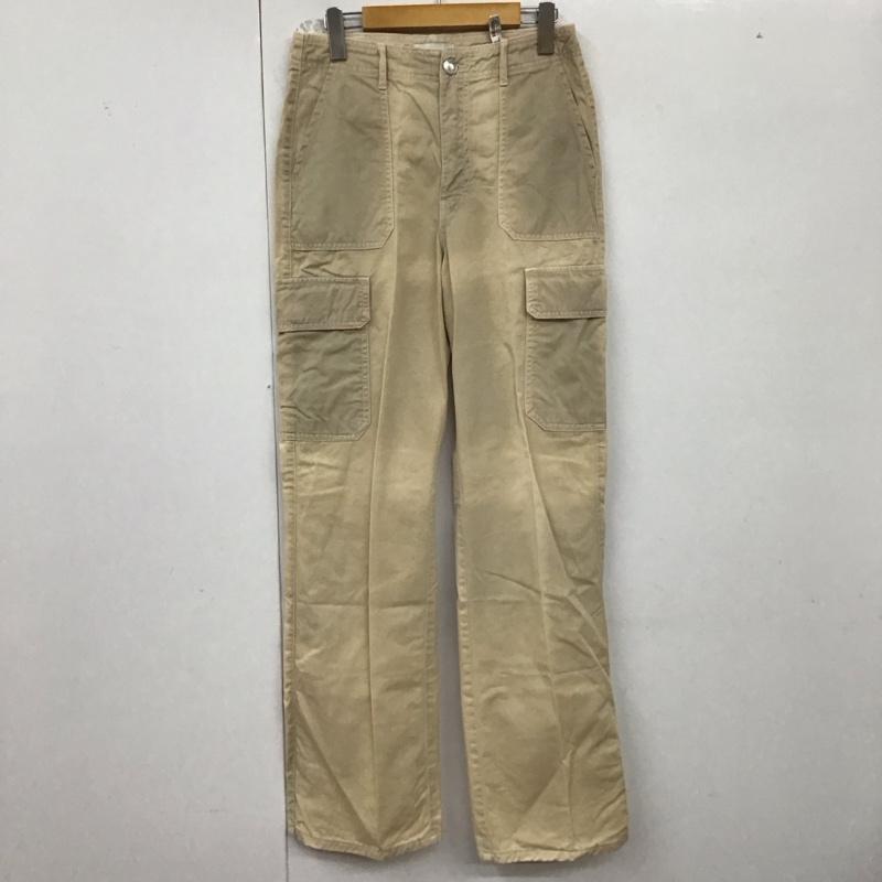ザラ ZARA パンツ ワークパンツ、ペインターパンツ ワークパンツ カーゴパンツ ワイドパンツ 36 無地 ベージュ / ベージュ / レディース USED 古着 中古 10129313
