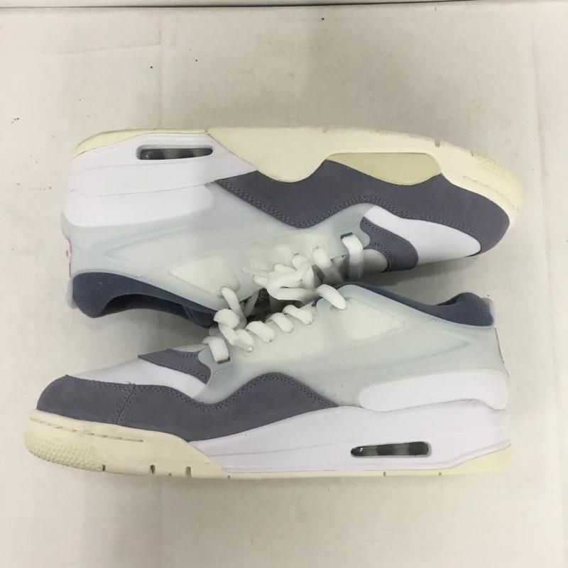 ナイキ NIKE スニーカー スニーカー FQ7939-101 AIR JORDAN 4 RM 29cm 箱有 29.0cm ロゴ、文字 白 / ホワイト / X 灰 / グレー / X 水色 / ライトブルー / メンズ USED 古着 中古 10137888
