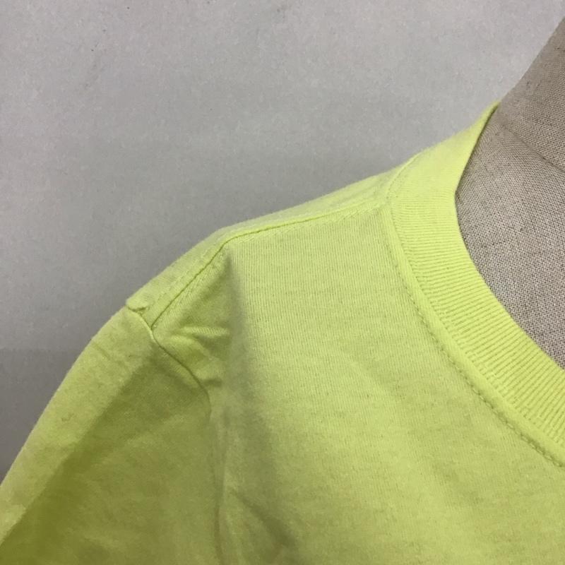 エックスガール X-girl Tシャツ 半袖 1 ロゴ、文字 黄 / イエロー / レディース USED 古着 中古 10109098
