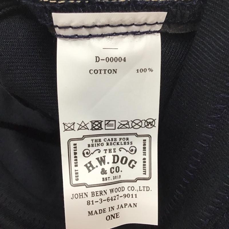 ザエイチダブリュードッグアンドコー THE H.W.DOG&CO. 帽子 キャップ D-00004 TRUCKER ロゴ、文字 紺 / ネイビー / メンズ USED 古着 中古 10113376
