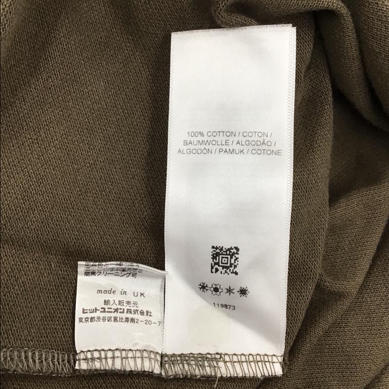 フレッドペリー FRED PERRY ポロシャツ 半袖 半袖ポロシャツ カラーシャツ 半袖カットソー 46 ロゴ、文字 茶 / ブラウン / メンズ USED 古着 中古 10117433