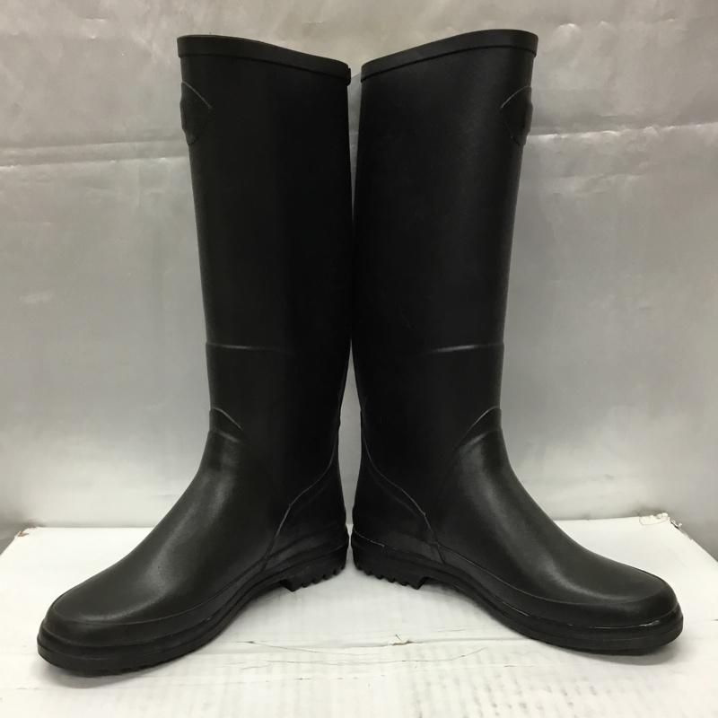 エーグル AIGLE 長靴、レインシューズ 長靴、レインシューズ 101032 レインブーツ 35 ロゴ、文字 黒 / ブラック / レディース USED 古着 中古 10106522