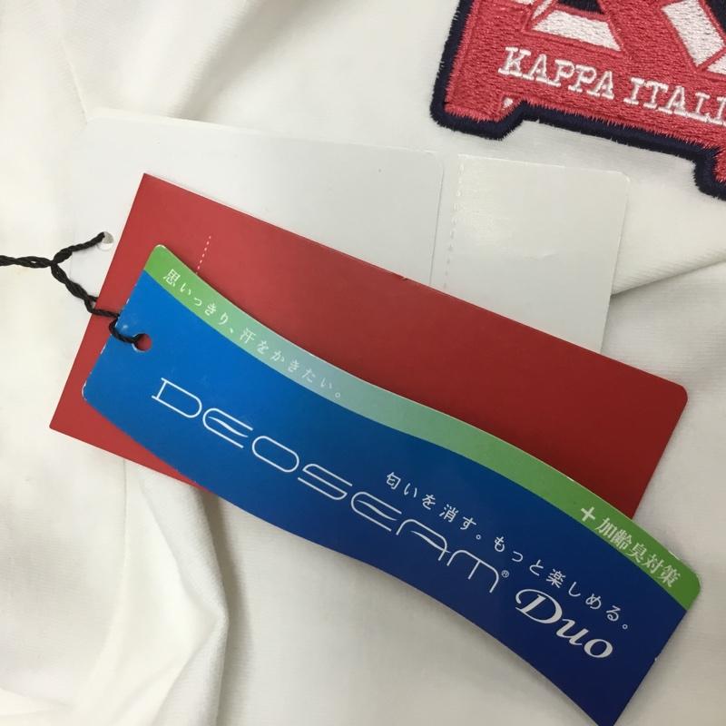 カッパ Kappa Tシャツ 長袖 KG962LS75 ハイネック ゴルフウェア M ワンポイント 白 / ホワイト / レディース USED 古着 中古 10136514