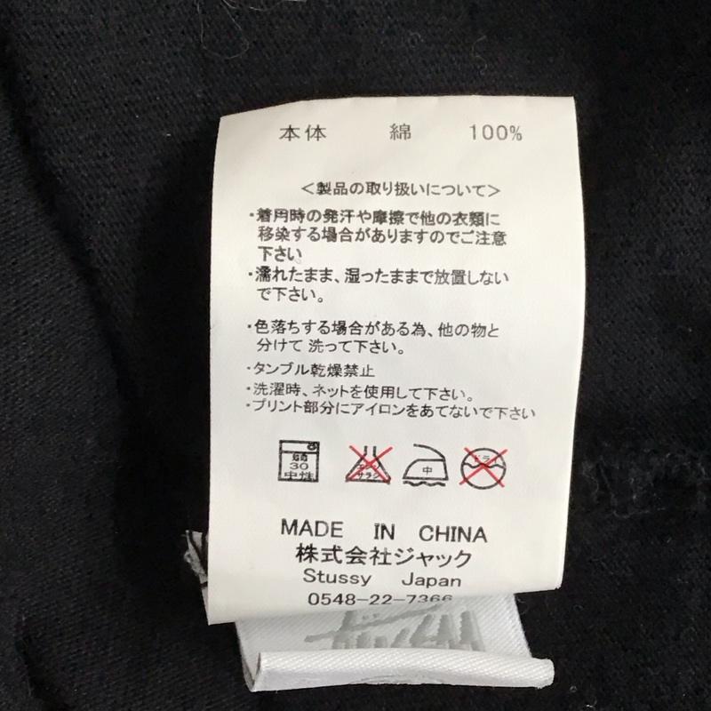 ステューシー STUSSY カットソー 長袖 長袖カットソー クルーネックカットソー ロングスリーブカットソー プリントTシャツ M プリント 黒 / ブラック / メンズ USED 古着 中古 10119960