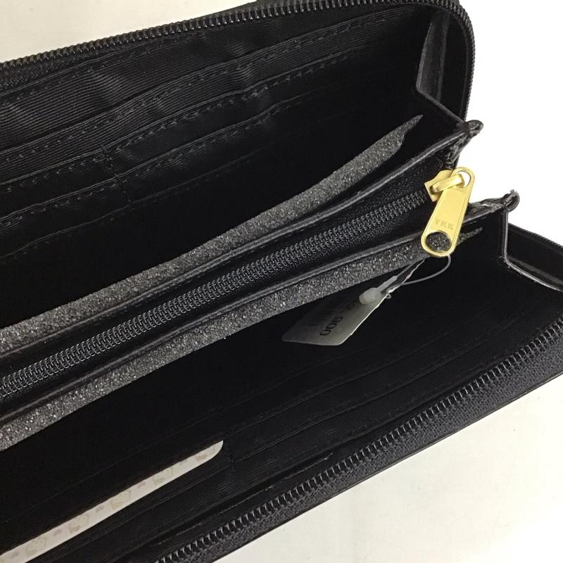 サンリオ sanrio 財布 長財布 キティちゃん 無地 黒 / ブラック / レディース USED 古着 中古 10141889