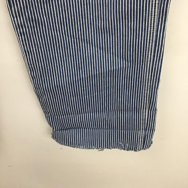 古着 USED パンツ デニム、ジーンズ ヒッコリーパンツ ワイドパンツ ストレッチパンツ カジュアルパンツ ストライプ インディゴ / インディゴ / メンズ USED 古着 中古 10131149