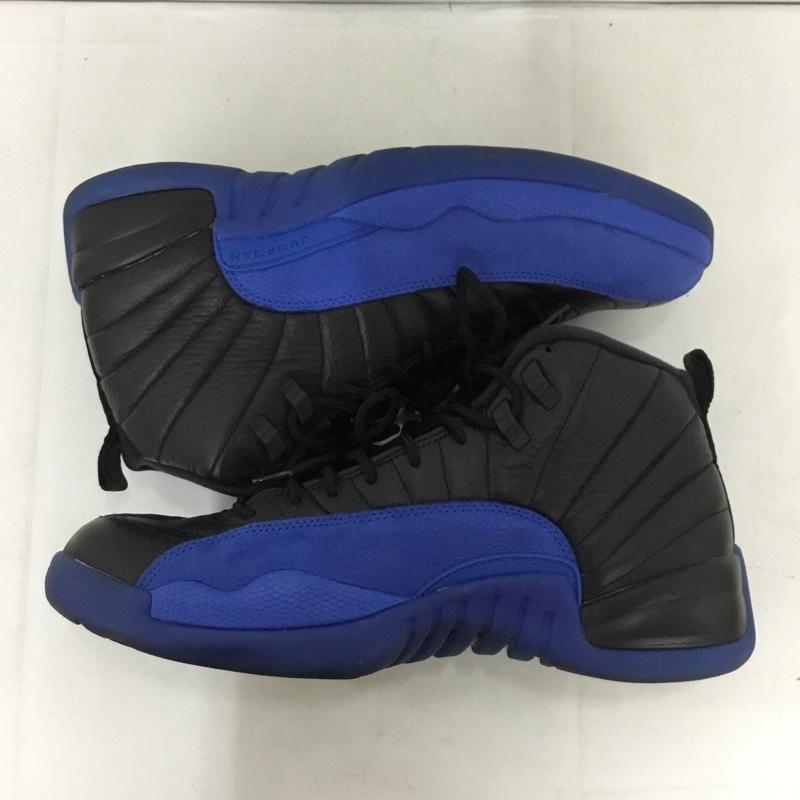 ナイキ NIKE スニーカー スニーカー 130690-014 AIR JORDAN 12 RETRO 29cm 29.0cm ロゴ、文字 黒 / ブラック / X 青 / ブルー / メンズ USED 古着 中古 10138323