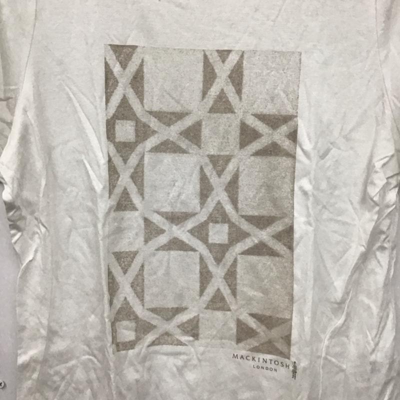 マッキントッシュ Mackintosh Tシャツ 半袖 46 プリント 白 / ホワイト / レディース USED 古着 中古 10129857