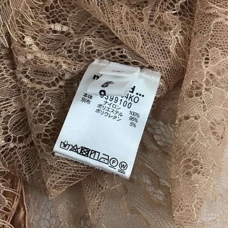 ニコアンド niko and... シャツ、ブラウス 半袖 ST73CB04KO 2WAY 前後着 L レース柄 桃 / ピンク / レディース USED 古着 中古 10109035