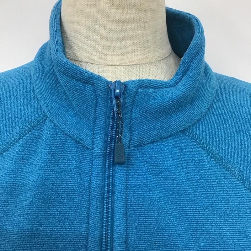 モンベル mont-bell ジャケット、上着 ジャケット、ブレザー 1104980 シャミース インナージャケット L ロゴ、文字 青 / ブルー / レディース USED 古着 中古 10109055